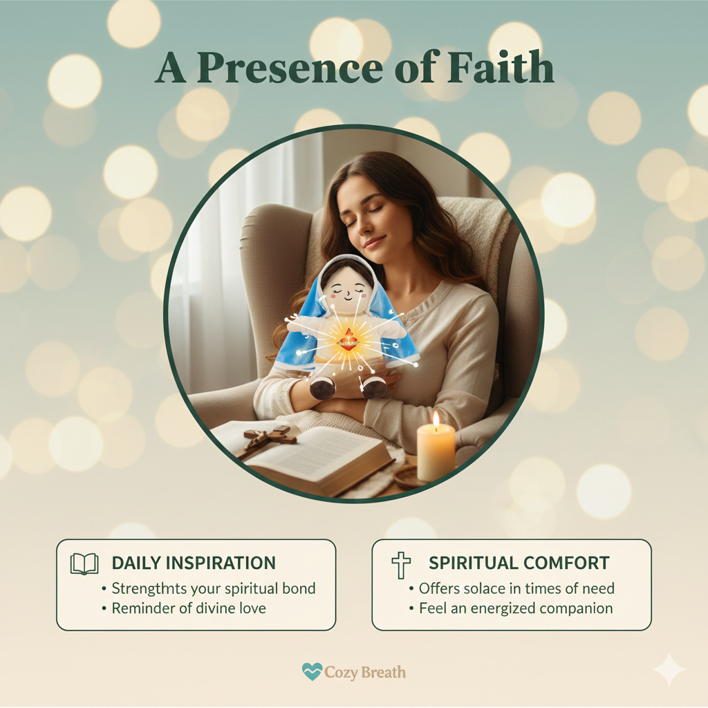 Breathing Jesus And Mary Plushie | Stress Relief Plush