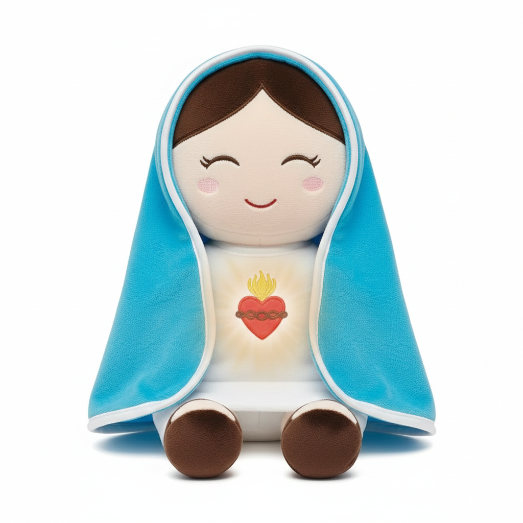 Breathing Jesus And Mary Plushie | Stress Relief Plush