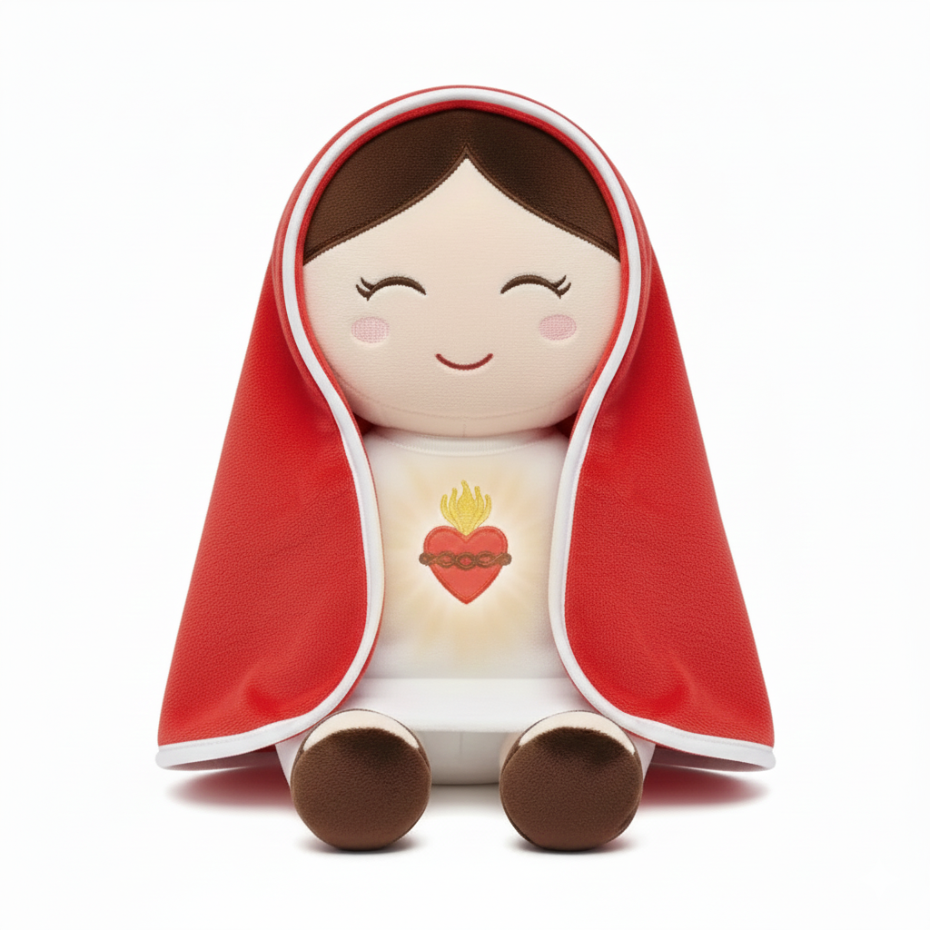 Breathing Jesus And Mary Plushie | Stress Relief Plush