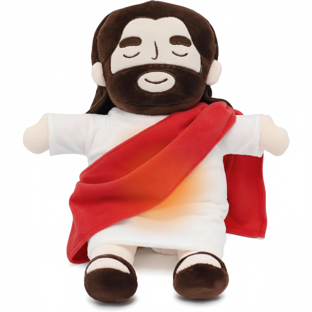 Breathing Jesus And Mary Plushie | Stress Relief Plush