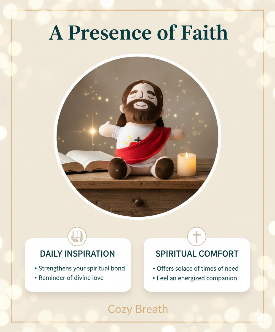 Breathing Jesus And Mary Plushie | Stress Relief Plush